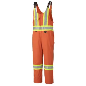 Overalls - Pioneer Orange Polyester/Cotton Safety Overalls, 6617 / 6617T