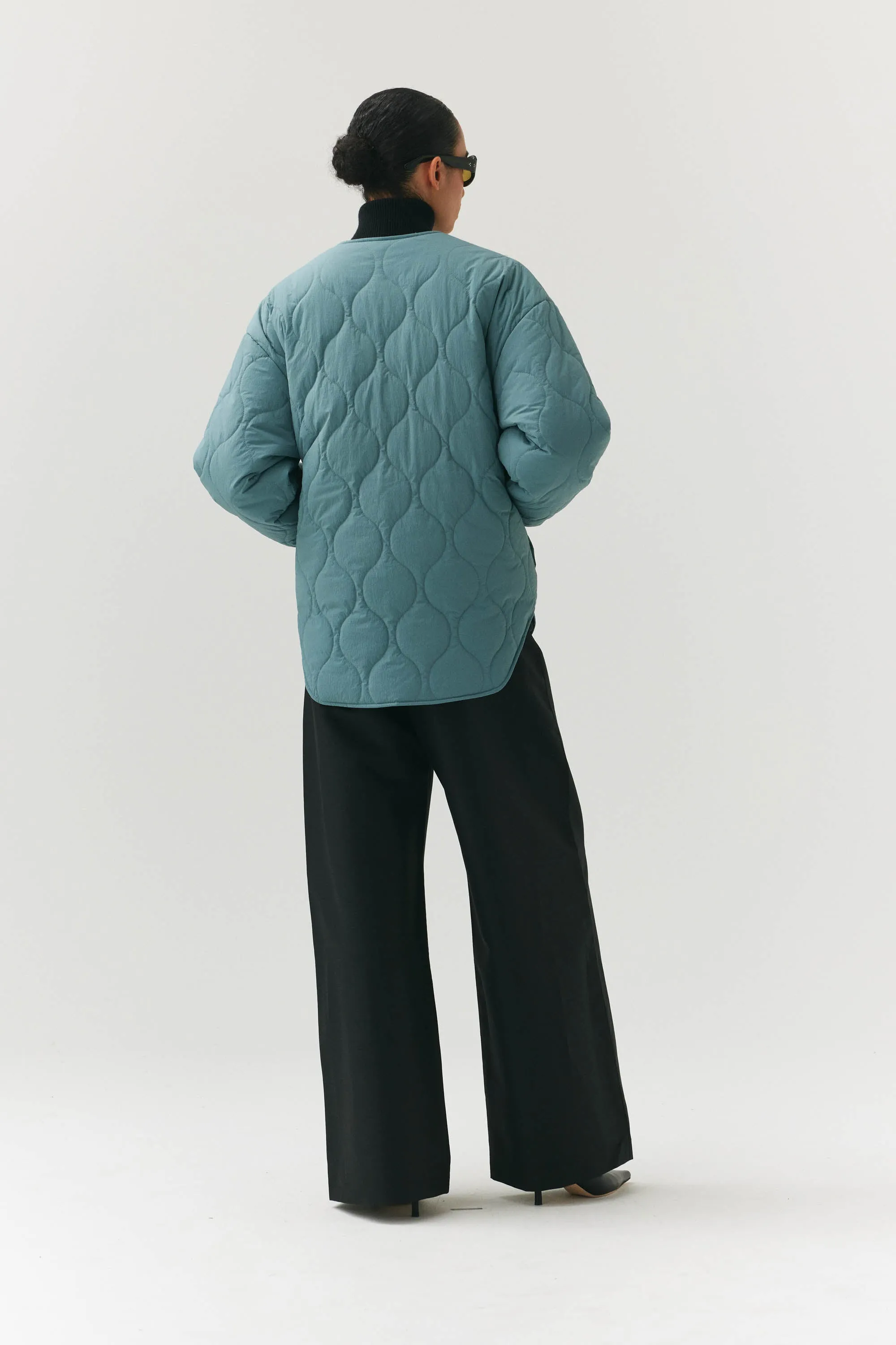 PADDED LINER WOMEN AW24 AQUA BLUE