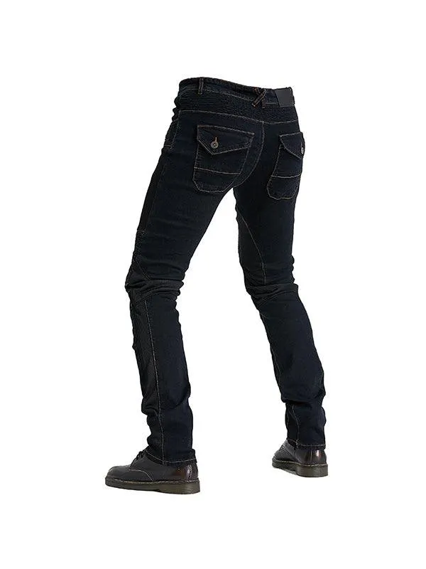 PK-719 Motorcycle Riding Jeans Summer Breathable Riding Pants Elastic Slim Fit Racing