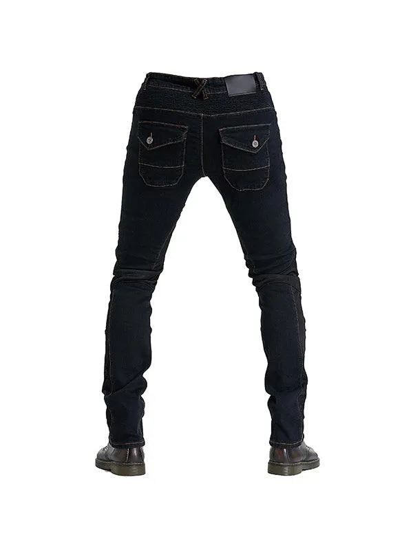 PK-719 Motorcycle Riding Jeans Summer Breathable Riding Pants Elastic Slim Fit Racing