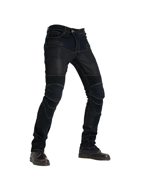 PK-719 Motorcycle Riding Jeans Summer Breathable Riding Pants Elastic Slim Fit Racing