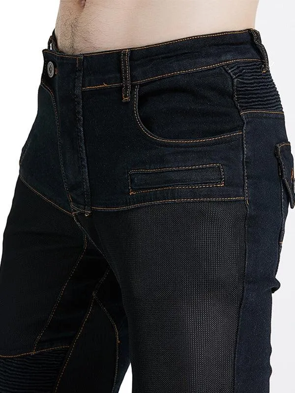 PK-719 Motorcycle Riding Jeans Summer Breathable Riding Pants Elastic Slim Fit Racing