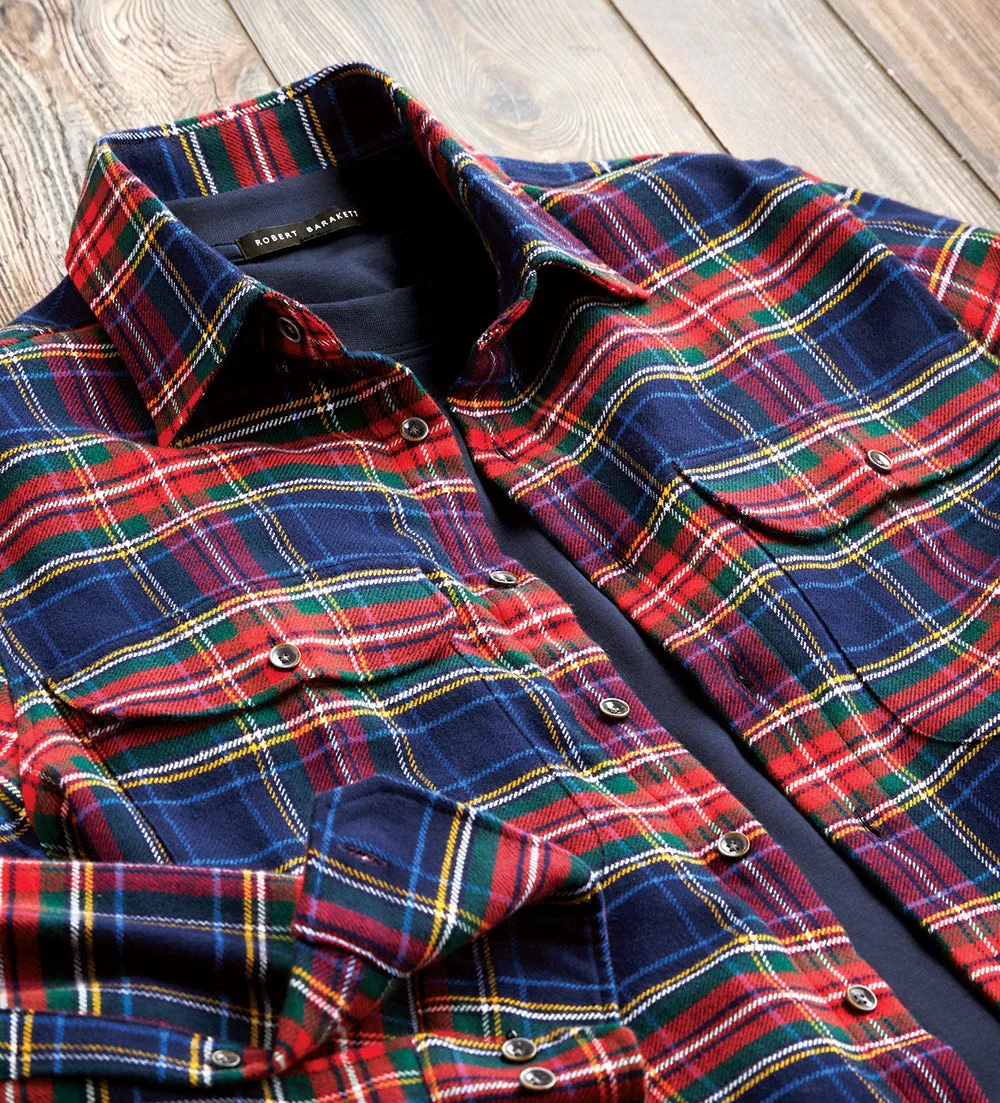 Reserve Plaid Flannel Long Sleeve Sport Shirt