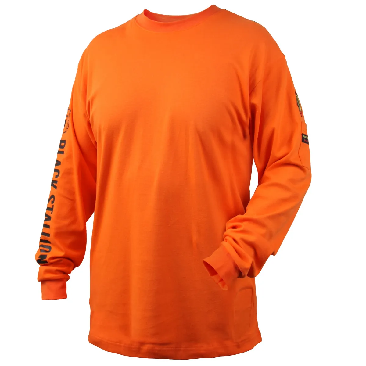 Revco TF2510-OR NFPA 2112 & NFPA70E 7 oz. Orange FR Cotton Long Sleeve T-Shirt (1 Shirt)