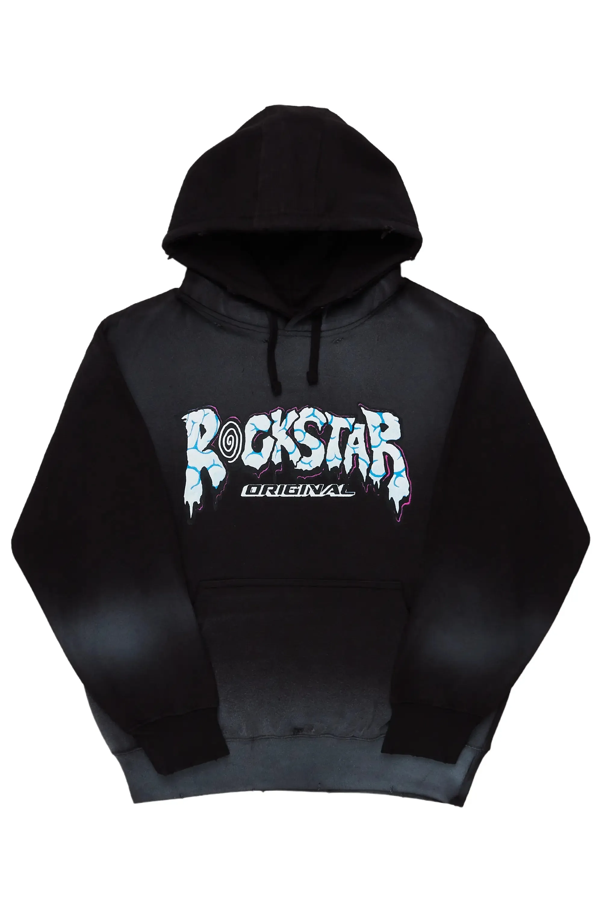 Robot Black Oversized Hoodie