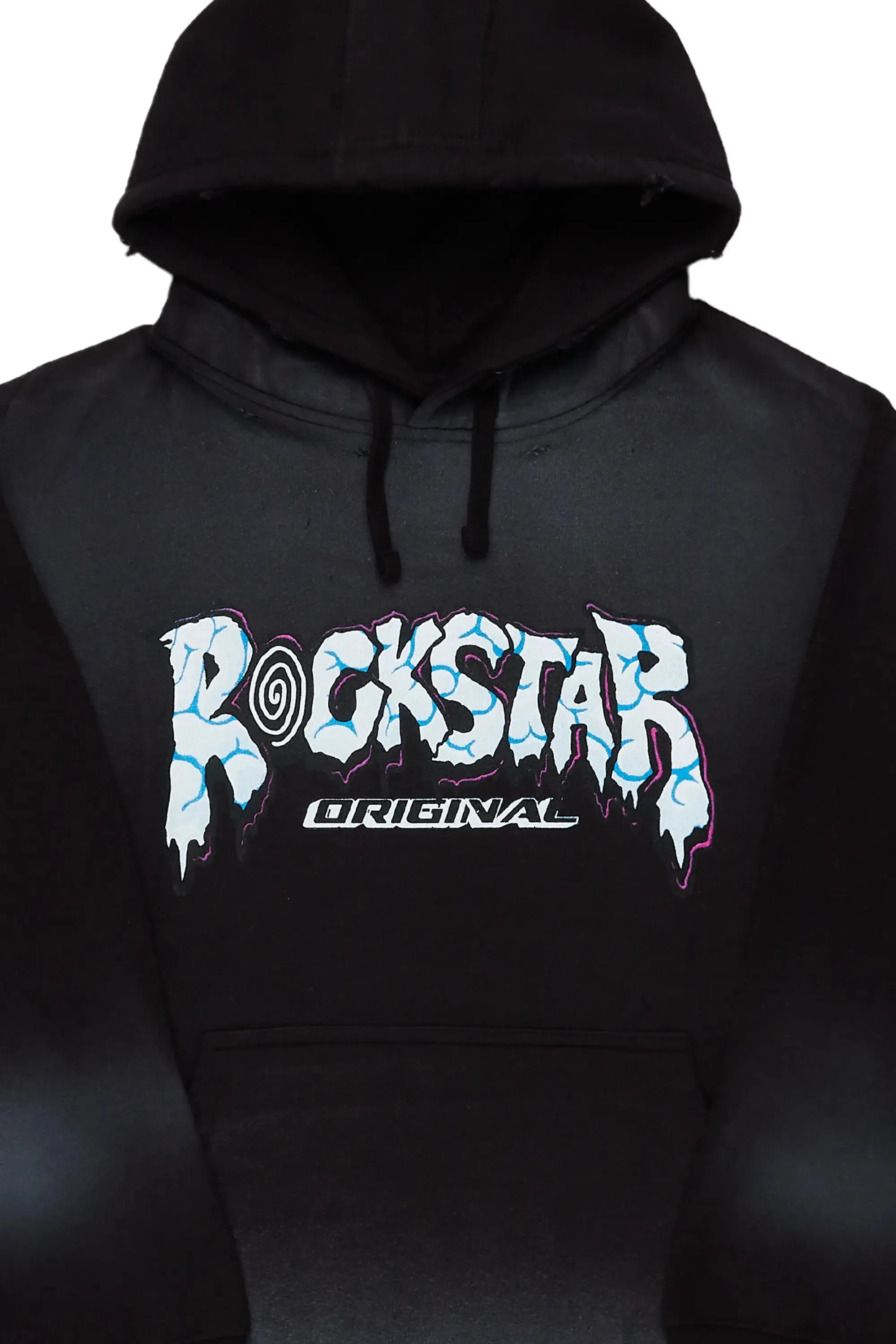 Robot Black Oversized Hoodie