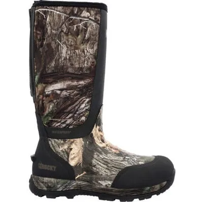 Rocky Men's Stryker Mossy Oak 16" WP 800G Rubber Work Boot Golden RKS0601