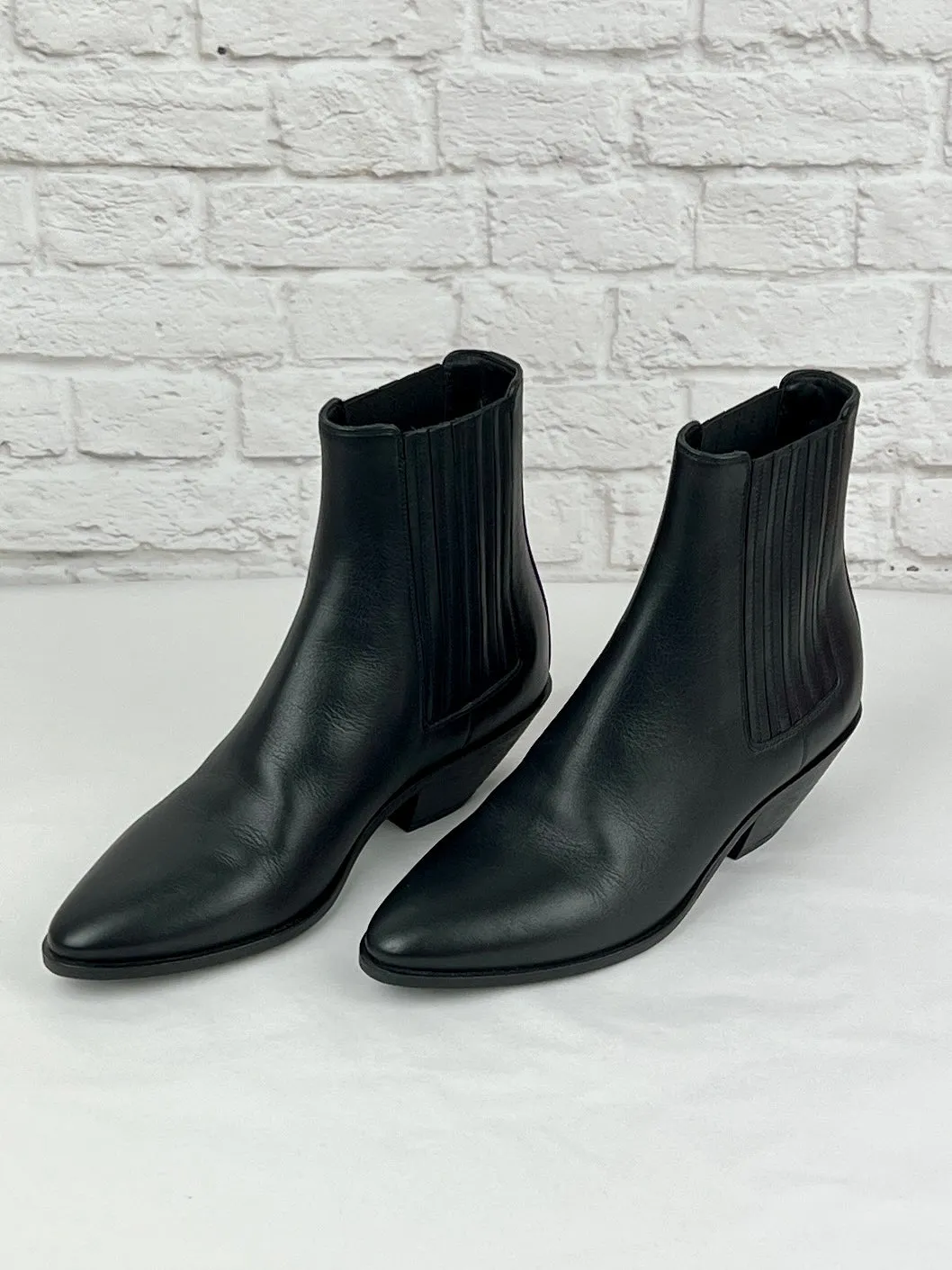 Saint Laurent West Chelsea Boots, New, Size 35.5, Black