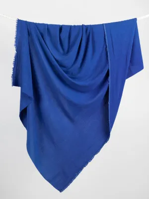 Textured Viscose Linen - Royal Blue - Swatch