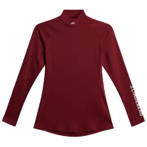 Womens Asa Soft Compression Top Cabernet - AW24