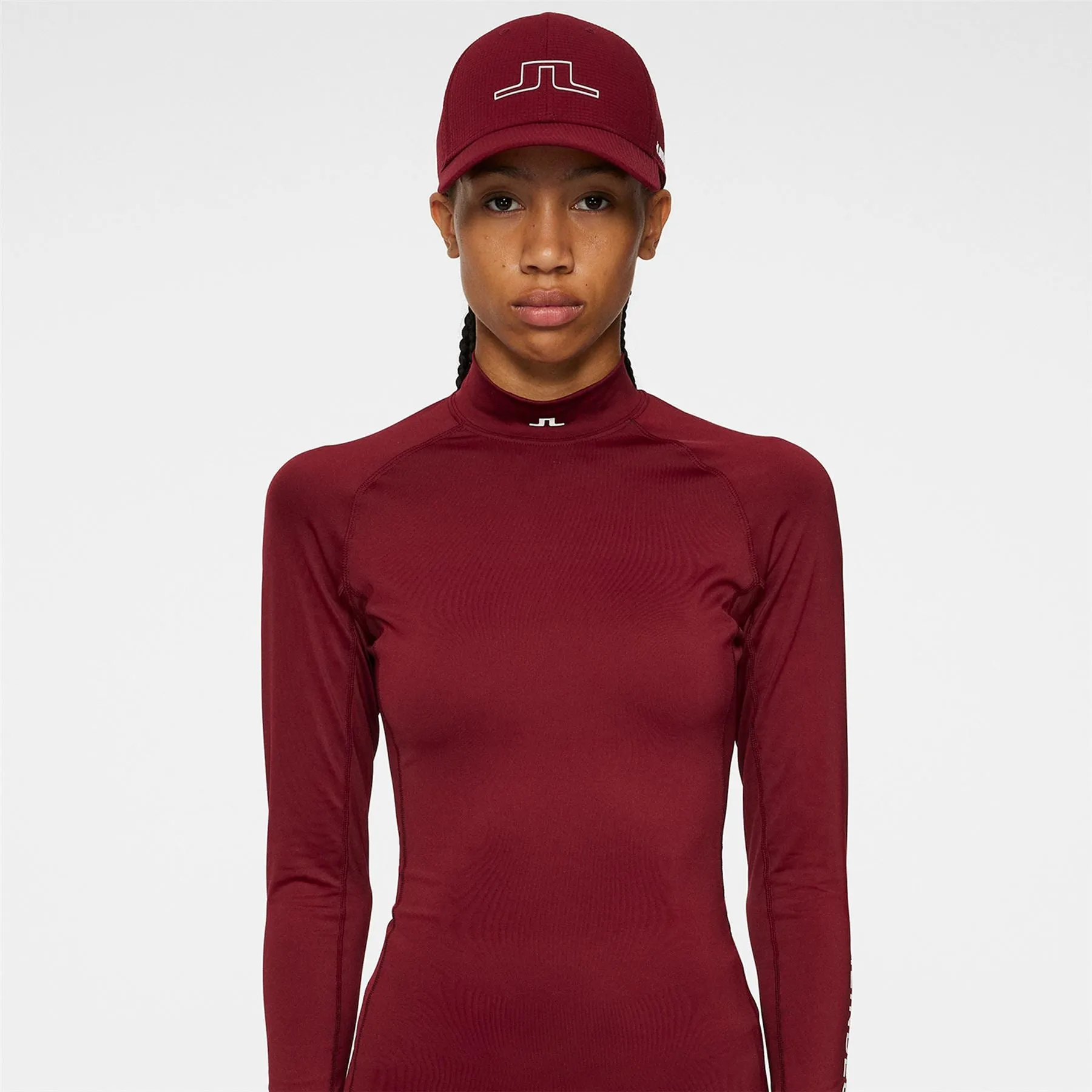 Womens Asa Soft Compression Top Cabernet - AW24