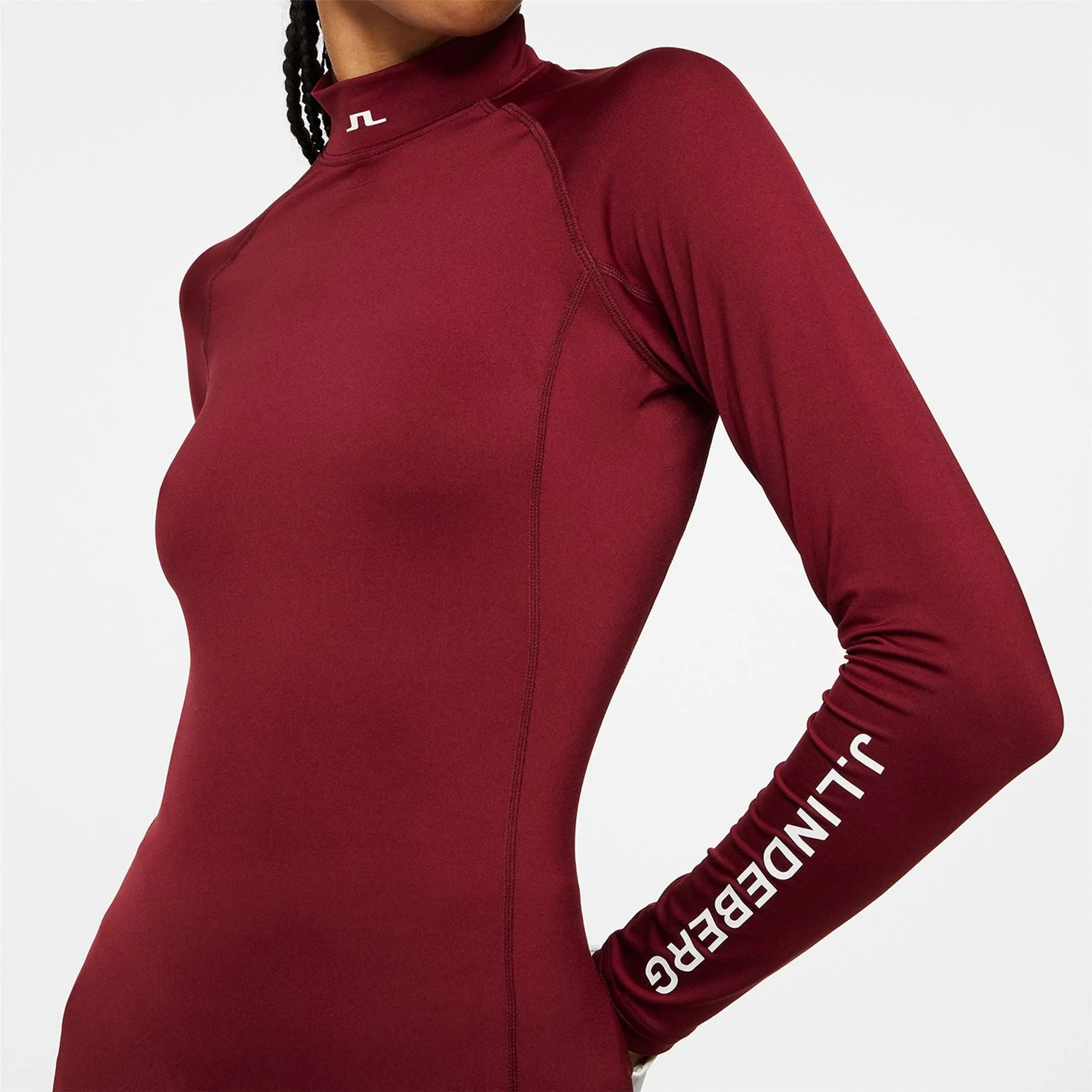 Womens Asa Soft Compression Top Cabernet - AW24