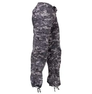 Women's Camo Vintage Style Paratrooper Fatigue Pants