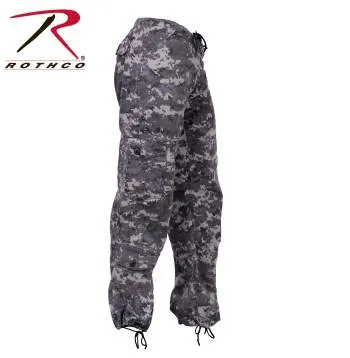 Women's Camo Vintage Style Paratrooper Fatigue Pants