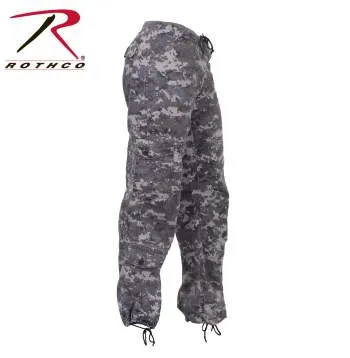 Women's Camo Vintage Style Paratrooper Fatigue Pants