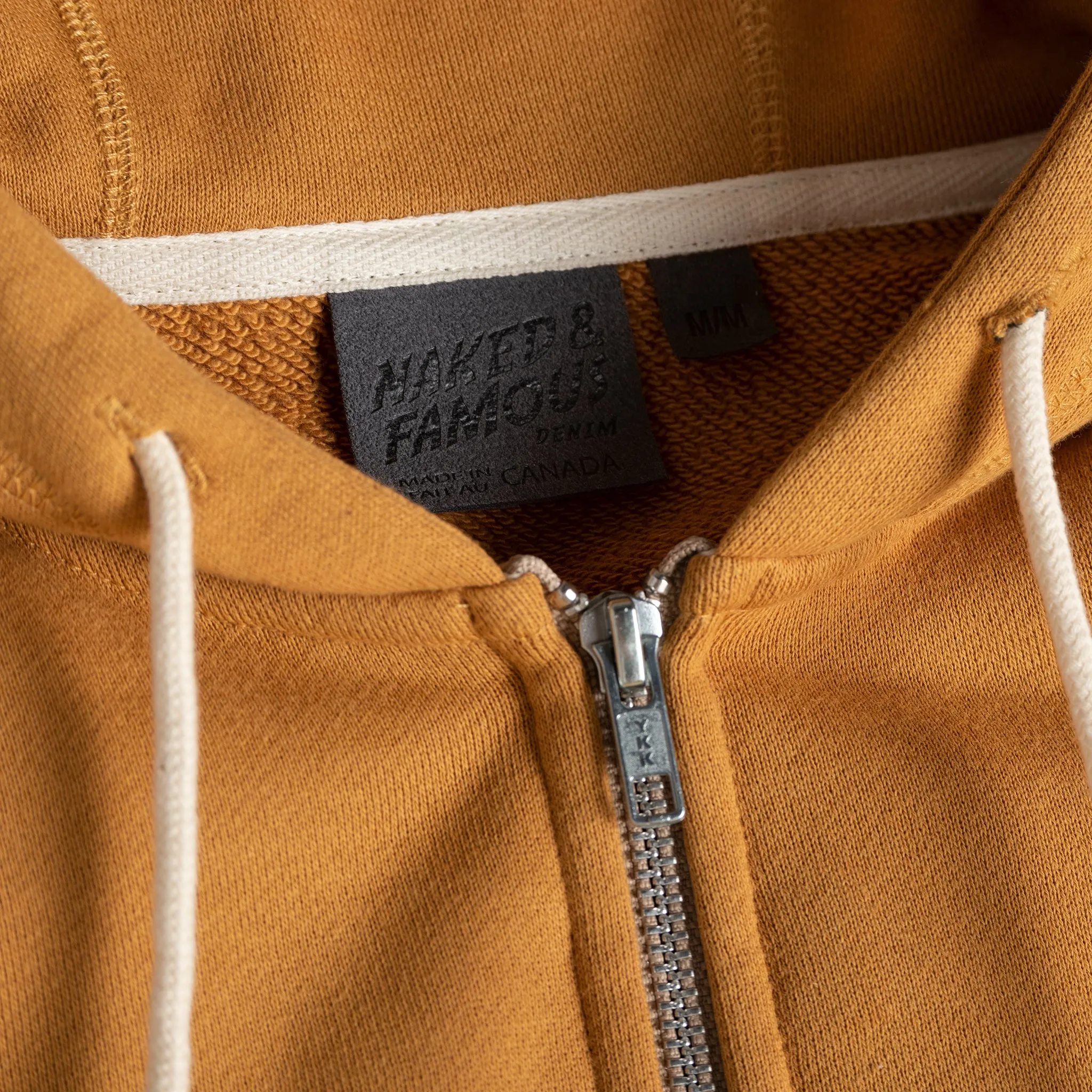 Zip Hoodie - Heavyweight Terry - Amber